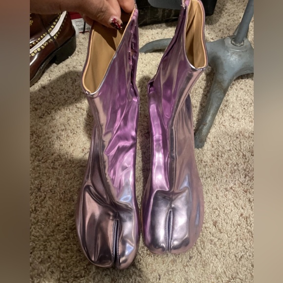 Maison Martin  Margiela Tabi metallic size 41 - Picture 1 of 8